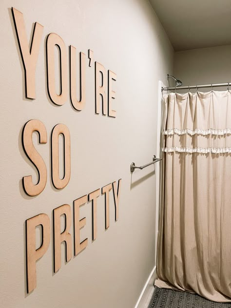 Magnolia Table Restaurant, Luxury Bathroom Design, Table Restaurant, Magnolia Table, You're So Pretty, Waco Texas, Girls Bathroom, Apartment Decor Inspiration, Bathroom Signs