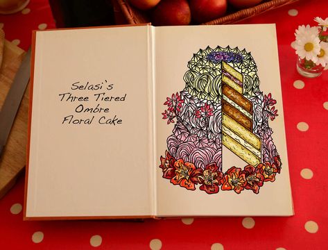 Tom Hovey / Illustrator to Great British Bakeoff Cake Sketch, British Baking Show Recipes, Food Lettering, Desserts Drawing, British Cooking, The Great British Bake Off, British Baking, British Bake Off, Great British Bake Off