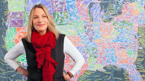 "The point of working for free is not so much to give things away but to take things back." Paula Scher Maps, Graphic Design Careers, Paula Scher, Nyc Print, Drawn Map, Design Career, Environmental Graphics, Print Magazine, Map Painting