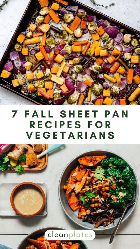 Fall Vegetable Sheet Pan, Fall Sheet Pan Veggies, Vegan Sheet Pan Thanksgiving, Sheet Pan Fall Veggies, Fall Meal Prep Vegetarian, Sheet Pan Dinner Vegetarian, Easy Sheet Pan Dinners Vegetarian, Fall Sheet Pan Recipes, Plant Based Sheet Pan Recipes