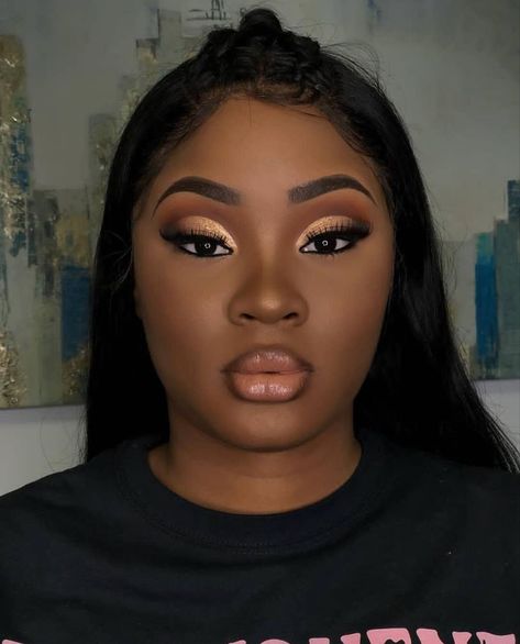 Makeup Advertisement, Glitter Makeup Looks, Makeup For Black Skin, Birthday Makeup, Brown Skin Makeup, Beauty Make-up, Nude Makeup, Glamour Makeup, Dark Skin Makeup