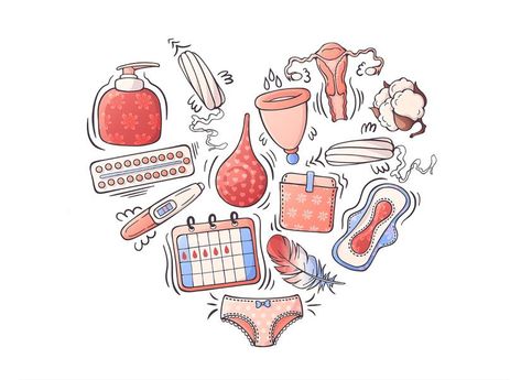 Menstruation Art, 21 Day Fix Meal Plan, Feminism Art, Red Tent, Feminine Hygiene, Feminist Art, Good Notes, Free Vector Graphics, Vector Graphics