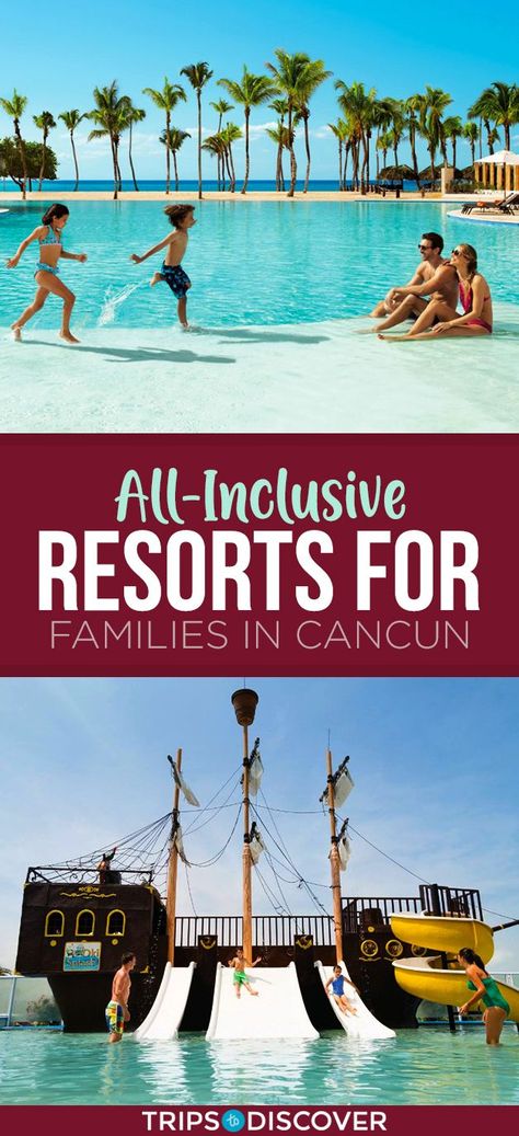 Cancun All Inclusive Resorts, Spring Break Cancun, Cancun Family Vacation, All Inclusive Resorts For Families, Cheapest All Inclusive Resorts, Cancun Mexico Resorts, Mexico Family Vacation, Tulum Mexico Resorts, All Inclusive Mexico