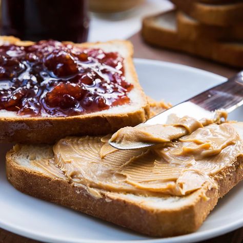 Peanut Butter Jelly Sandwich, Peanut Butter And Jelly Sandwich, Jelly Sandwich, Peanut Butter Sandwich, Peanut Allergy, Post Workout Snacks, Best Peanut Butter, Workout Snacks, Peanut Butter And Jelly