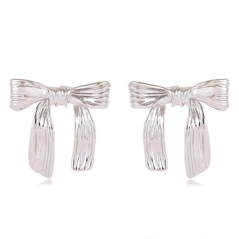 PRICES MAY VARY. Eyecatching Bow Earrings: These rhinestone bow dangle earrings feature a charming bow shape that adds a touch of cuteness and elegance to your outfits. Great to add a dynamic and eye-catching element to your look. Zinc Alloy Material: Crafted from high-quality zinc alloy and rhinestone, these trendy bowknot earrings are durable and lightweight, ensuring comfortable wear throughout the day. Simple yet Classic: The minimalist design of these bow dangle earrings makes them versatil Earring Minimalist, Earrings Trendy, Rhinestone Bow, Statement Earring, Bow Earrings, Dangling Earrings, Minimalist Earrings, Snake Chain, Long Earrings