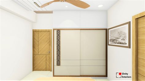 3bhk House Design on Behance 3bhk House Design, Bedroom Reference, Almari Design, Sliding Bed, Shutter Design, Sliding Wardrobes, Interior Themes, Wardrobe Interior, Shutter Designs