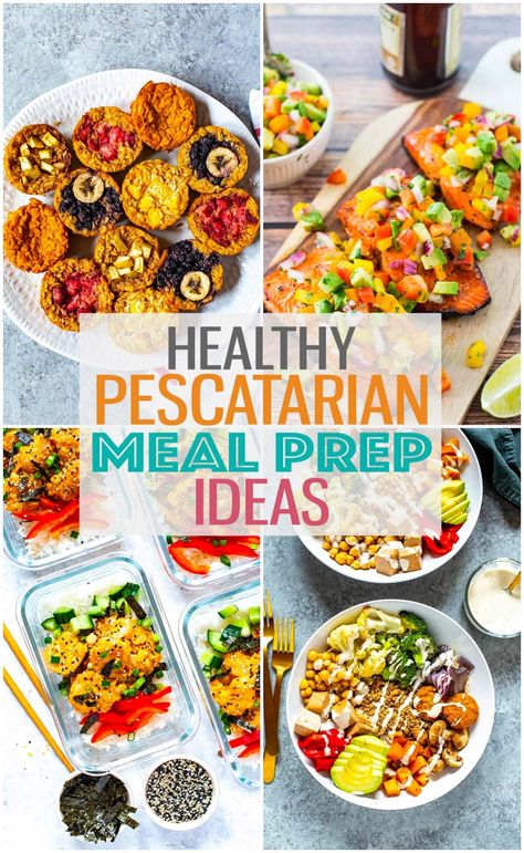 35+ Easy Pescatarian Meals to Meal Prep - The Girl on Bloor Easy Pescatarian Meal Prep, Healthy Pescatarian Meal Prep, Easy Pescatarian Meals, Meals To Meal Prep, Pescatarian Dinners, Pescatarian Dinner Ideas, Pescatarian Dinner, Recipes Pescatarian, Pescatarian Meal Plan