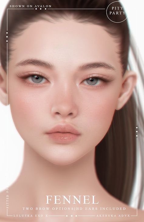 The Sims 4 Cc Face Shape, Sim4 Cc Skin, Sims 4 Eye Shape, Sims4 Makeup Cc, Sims 4 Cc Eyes Shape, The Sims 4 Cc Face, Sims Skin Cc, Sims4 Skin, Sims4 Makeup