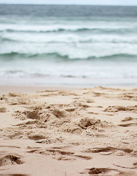 Washed away, like droplets of doubt from yesterday - beach & ocean | photography . Fotografie . photographie | Photo: Anita Ao | Footprints In The Sand, Beach Ideas, I Love The Beach, Wallpaper Phone, Beach Time, Sunset Beach, Salt And Water, Beach Bum, Beach Vibe