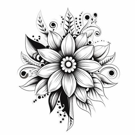 Mandala tattoo - Artistic masterpiece on your skin Upper Back Mandala Tattoo For Women, Sunflower Tattoo Lower Back, Mandala Tattoo Shoulder Woman, Mandala Tattoo With Flowers, Tattoos To Do On Yourself, Flowers And Mandala Tattoo, Back Cover Up Tattoos For Women Upper, Mandela Flowers, Foot And Ankle Tattoo