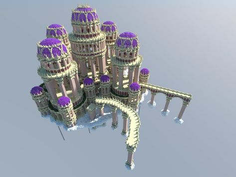 Minecraft Garden, Sky City, Fairy Castle, Minecraft Server, Minecraft Map, Minecraft Inspo, Minecraft Architecture, Minecraft Tutorial, Minecraft Creations