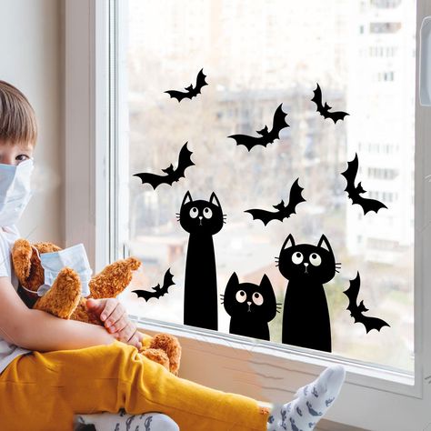 Buy from Etsy: https://jrdecal.etsy.com/listing/1301124702

Halloween Bats Decorations | Halloween Cats Window Stickers #Halloween #halloween2022 #halloweencat #halloweendecor #CatsLover #bats #windowdecoration #halloweendecoration #windowstickers #jrdecal #catstickers #batstickers #removable #vinylstickers Halloween Bedroom Decor, Halloween Window Decorations, Bat Decorations, Halloween Bat Decorations, Halloween Bedroom, Homemade Halloween Decorations, Window Decorations, Adornos Halloween, Halloween Window