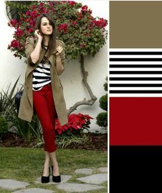 670 Ann ideas | fashion outfits, womens fashion, clothes Coordinates Outfits, Colour Combinations Fashion, Color Combos Outfit, Color Blocking Outfits, Color Combinations For Clothes, Color Trends Fashion, Fashion Capsule, Red Pants, Outfit Combinations