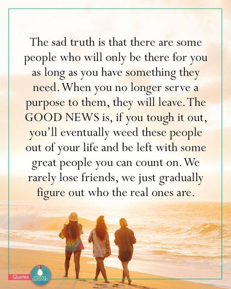 My Positive Outlooks on Instagram: "We rarely lose friends, we gradually figure out who the real ones are. #thankful #beautiful #lifeisgood #motivational #honesty #mypositiveoutlooks" Losing Best Friend Quotes, Losing Friendship Quotes, Ex Best Friend Quotes, Losing Friends Quotes, Quotes About Real Friends, Friends Who Are Family, Bad Relationship Quotes, Lose Friends, Lost Best Friend