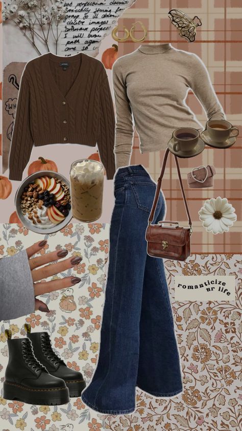 Autumn back to school aesthetic academia outfit fallcore Gilmore girls fashion ootd inspo comfy lazy fits Autumn Back To School, Comfy Outfits Lazy, Lazy Outfit, Lazy Fits, Gilmore Girls Fashion, Gilmore Girls Outfits, Academia Aesthetic Outfit, Outfits Lazy, Soft Girl Outfits