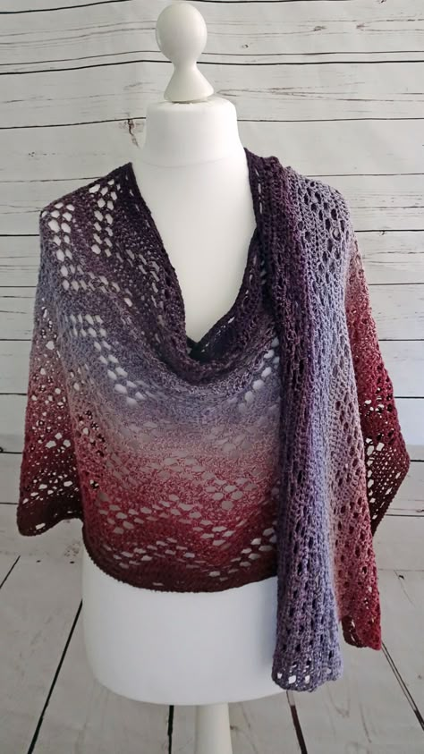 New scheepjes whirl pattern for crochet shawl using fillet crochet Pattern For Crochet, Mesh Scarf, Crochet Shawl Free, Fillet Crochet Patterns, Crochet Wrap Pattern, Fillet Crochet, Crochet Shawls And Wraps, Shawl Patterns, Crochet Wrap