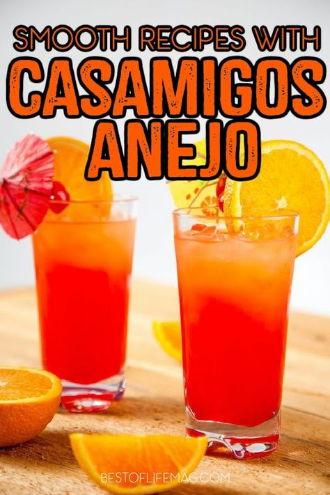 Mixed Drinks With Casamigos, Drinks With Casamigos, Casamigos Reposado Tequila Drinks, Casa Amigos Tequila Recipes, Casamigos Drink Recipes, Casamigos Mixed Drinks, Tequila Anejo Cocktails, Hennessy Drinks Recipes Pineapple, Anejo Tequila Cocktails Recipe