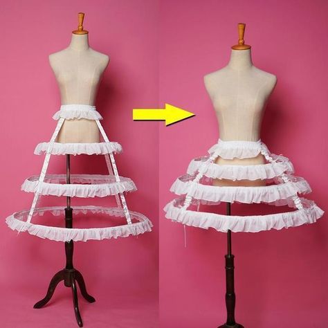 Cage Crinoline, Hoop Petticoat, Fashion Design Classes, Rabbit Costume, Hoop Skirt, Idee Cosplay, Diy Sewing Clothes, Sewing Pattern Design, Hand Embroidery Designs