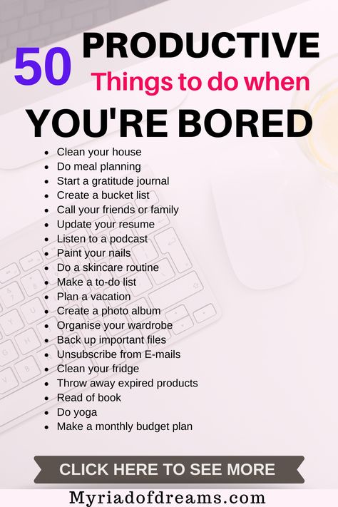 Do you feel bored while being stuck at home? If yes, then read the post to check out a list of 50 productive things to do when bored. These 50 fun ideas will help you overcome boredom and manage your time efficiently. #productivethingstodo #productivity #bored #whattodowhenbored #personaldevelopment Diy Study Table, Medicine Kit, With Girlfriend, Bored At Home, Things To Do Alone, What To Do When Bored, Things To Do At Home, Productive Things To Do, Boring Life