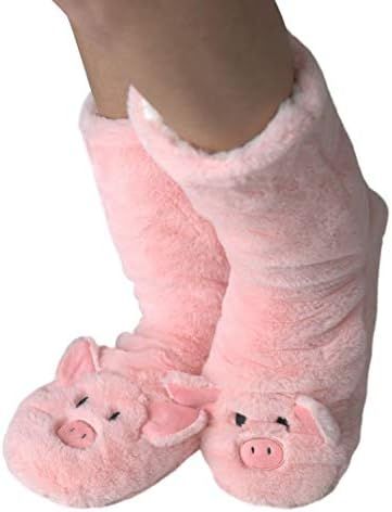 Pig Slippers, House Socks, Best Slippers, Animal Slippers, Womens Sherpa, Pig Lovers, Comfortable Socks, Animal Sanctuary, Cute Pigs