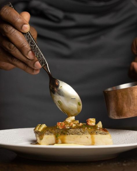 #Repost @todayshow —— Last year, Craig Melvin stopped by Michelin-starred restaurant Clover Hill in Brooklyn Heights to talk to executive chef and co-owner Chef Charlie Mitchell, who is the first Black chef in New York City history to achieve that status and just the second Black executive chef in the country to receive the honor.🏆 Not only did Clover Hill earn a Michelin star in its first year, but Mitchell was also named 2022 best young chef by Michelin. “That was a complete surprise when... Black Chef, Michelin Chef, Eleven Madison Park, Michelin Star Chef, King Crab, Brooklyn Heights, Culinary School, Tasting Menu, Michelin Star