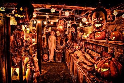 Halloween In New York, Best Haunted Houses, Halloween Yard Displays, Halloween Attractions, Haunted Woods, Bethesda Fountain, Scary Haunted House, Legend Of Sleepy Hollow, Haunted Attractions