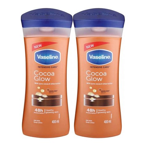 Vaseline® Intensive Care™ Cocoa Glow Moisturising Body Lotion is made with Cocoa Butter that revives dry, dull skin to reveal its natural glow. The lotion moisturises deeply to soothe dry skin and leave it smooth to the touch. Light, fast absorbing for a non-greasy feel. Use daily. Calms and soothes dry skin, leaving your skin feeling soft and moisturized. Vaseline Intensive Care Cocoa Glow With Pure Cocoa & Shea Butter Vaseline Jelly 48 Hour Moisturization Healthy Glowing Skin Dry Skin Body Lotion 400ml *We aim to show you accurate product information. Manufacturers, suppliers and others provide what you see here. Product packaging and material may contain more and/or different information from the website, including the product description, country of origin, nutrition, ingredient, aller Vaseline Cocoa Glow, Vaseline Cocoa, Dry Skin Body Lotion, Vaseline Intensive Care, Vaseline Jelly, Shea Butter Lotion, Best Lotion, Body Lotion Cream, Moisturizing Body Lotion