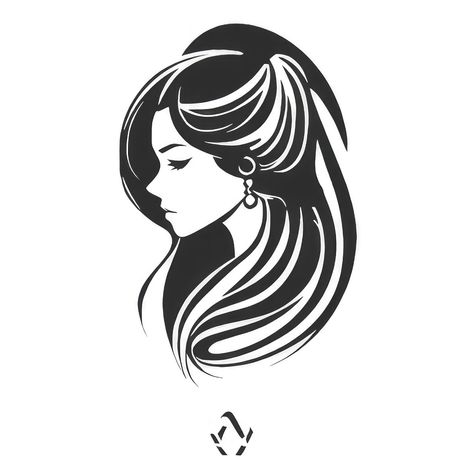 Saloon Painting Ideas, Saloon Logo Design, Hair Logos, Men Salon, Spa Interior Design, 3d Photography, Saloon Girls, Whatsapp Profile, Whatsapp Profile Picture