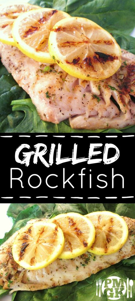 If you are looking for a Rockfish recipe, this is the way to go! It's so easy and simple! Be sure to watch the short video tutorial. Poor Man's Gourmet Kitchen Rockfish Recipe, Rockfish Recipes, Rock Fish, Grilling Recipes Sides, My Favorite Recipes, Cod Recipes, Baked Fish, Gourmet Kitchen, Seasoning Recipes