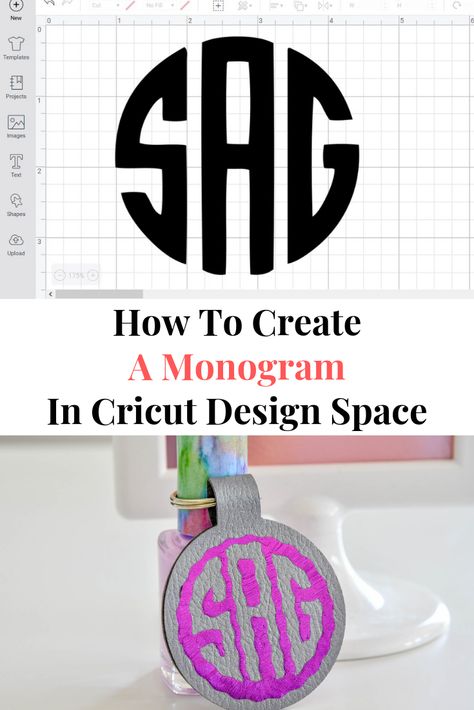 Learn how to create a monogram using free fonts in Cricut Design Space Circuit Joy, Free Monogram Fonts, Monogram Maker, Free Calligraphy Fonts, Cricut Monogram, Cricut Supplies, Cricut Explore Projects, Free Monogram, Cricut Tips