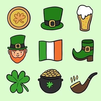 Patrick Drawing, San Patrick Day, San Patrick, Cartoon Clip Art, St Patrick’s Day, Flat Design, St Patricks, St Patrick, St Patricks Day