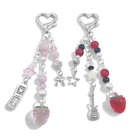 PRICES MAY VARY. Stylish Keychain: These cute keychains comes in pink red strawberry, butterfly, green leaves,star,bear,heart etc.pendant designs and unique heart or star clasps,make it look very beautiful and exquisite. High Quality Keychain: Our aesthetic keychains are made of high-quality alloy,acrylic, beads and crystal which is durable and exquisite,and hese keychains are just the right size to make you look different, exquisite and stylish. Bright Gloss:The Cute keychains for women is poli Y2k Keychain Aesthetic, Keychains On Bag, Cute Acrylic Keychains, Matching Keychains Couples, Keychain Design Ideas, Key Chains Ideas, Y2k Charms, Keychains Aesthetic, Keychain Maker