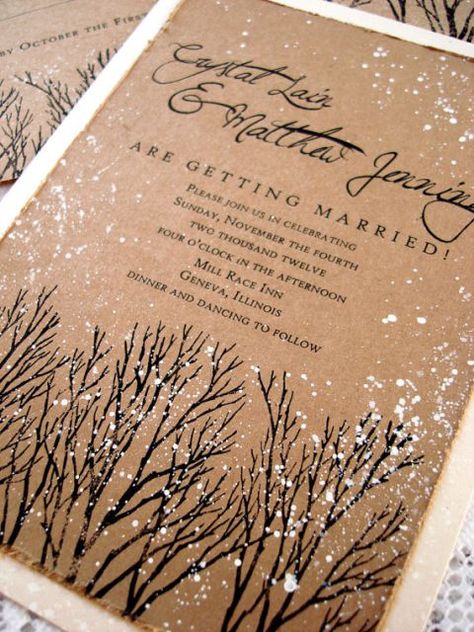 Forest Invitation, Winter Wedding Invitations, December Wedding, Winter Wedding Inspiration, Winter Wonderland Wedding, Rustic Invitations, Wonderland Wedding, E Card, Wedding Invitations Rustic