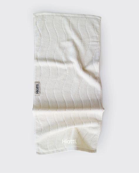 Hiatti. Bath and Face Towel Featuring a wavy pattern, Color : Vanilla Base ( Designer color : Creamy White). A simple way to elevate your daily bath time routine. Material: 100% carded cotton in box set come with bath towel size 70x140 cm, face towel size. 35x75 cm. Price : 1,100 THB. Hit the bio link and go shop !! #Hiatti #IceCream #IceCreamInspired #NewCollection #VibrantTowels #FunAndColorful #TowelCollection #LuxuryTowels #CottonComfort #SummerVibes #TowelStyle #BathroomEssentials #Co... Bath Time Routine, Time Routine, Wavy Pattern, Bath Time Fun, Luxury Towels, Towel Collection, Towel Sizes, Face Towel, Bathroom Essentials