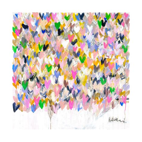 Peace And Love Art Print – KERRI ROSENTHAL Kerry Rosenthal Art, Kerri Rosenthal Art, Peace And Love Art, Drippy Heart, Kerri Rosenthal, Love Art Print, Heart Art Print, Entryway Office, Art Print Collection