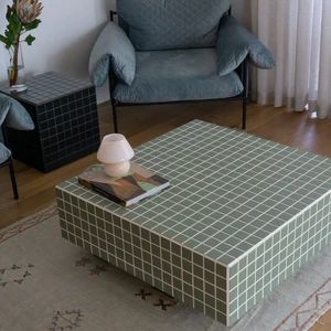 Butter Square Floating Coffee Table – Fleur Studios Living Room Wall Designs, Tile Furniture, Tiled Coffee Table, Прикроватные Тумбочки, Set Sofa, Diy Tile, Diy Coffee Table, Diy Home Furniture, Diy Furniture Table