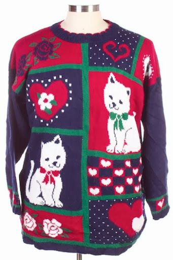 The Sweater Store Vintage Cat Christmas Sweater Giveaway! Cat Christmas Sweater, Christmas Pullover, Christmas Cardigan, Christmas Sweater Men, New Mens Fashion, Ugly Sweater Party, Cat Fashion, Fisherman Sweater, Cat Christmas