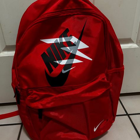 Never Worn At All, Still Has The Tags On. Red Nike Backpack, Nike School Bag, White Nike Hat, Nike Duffle Bag, Nike Air Max Black, Nike Bag, Mochila Nike, Hifi Amplifier, Bag Packs