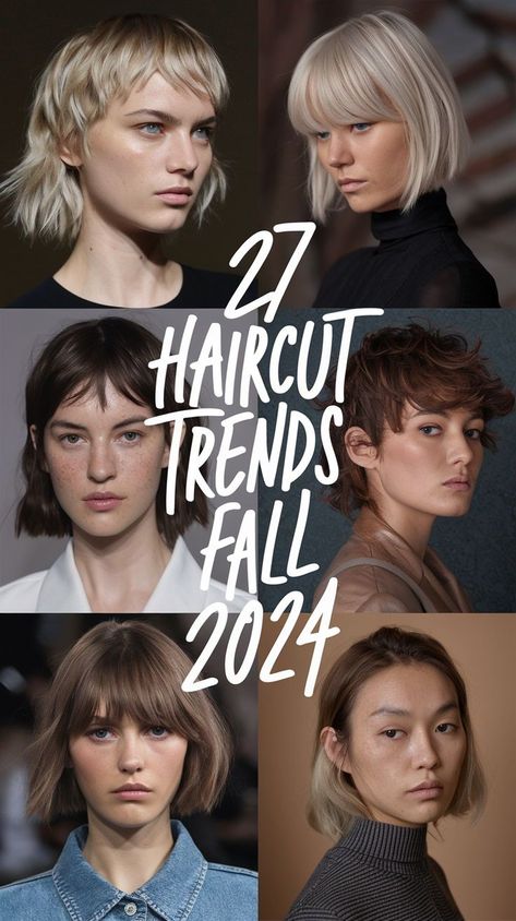 Korean-inspired haircut trends fall 2024 are bringing sleek, medium length styles with curtain bangs into the spotlight. These fall trends are perfect for women who love a polished yet low-maintenance look. Whether you have long or short hair, the autumn 2024 trends emphasize soft, natural styles that work well with all hair lengths. These looks are perfect for transitioning your style through the fall months. Haircut 2024 Fall, 2024 Edgy Hair Trends For Women, Hairstyles 2025 Trends Women, Fall2024 Hair Trends, Hair Trends 2024 Fall, Hairstyles 2025 Trends, Hair Trends 2025 Haircuts Women, Haircut Fall 2024, Hair 2025 Trends Women