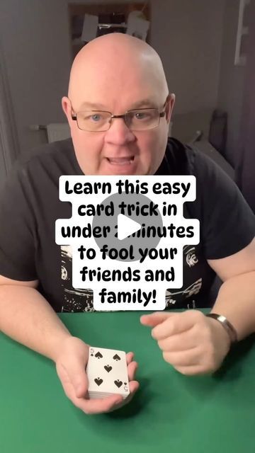 Jason Simons | Event Magician for your events! on Instagram: "Learn this easy card trick that will fool your friends and family! #cardtrick #cardtricks #cardtricktutorial #cardmagic #cardmagician #tutorial #magictrick #magictricktutorial" One Person Card Games, Card Tricks Step By Step, Magic Tricks With Cards, Card Tricks For Kids, Easy Magic Card Tricks, Welsh Magic, Card Tricks For Beginners, Card Magic Tricks, Easy Card Tricks