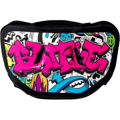 The Battle Sports Science Graffiti Chrome Protective Football Back Plate is one of the best football equipment on the market! This back plate provides protection for your lower back and blind side areas. Available in adult and youth sizes. Features: High-impact foam interior. Curved design for maximum energy disbursement. Universal fit. Hardware included. High-gloss finish. Adult fits individuals 5'4"+ and approximately 100+ lbs. Adult width 11.5", height 6.5". Youth width 9.5", height 5.75". Sports Graffiti, Football Pads, Blind Side, Football Gear, Football Equipment, Flag Football, Curve Design, Football Outfits, Back Plate