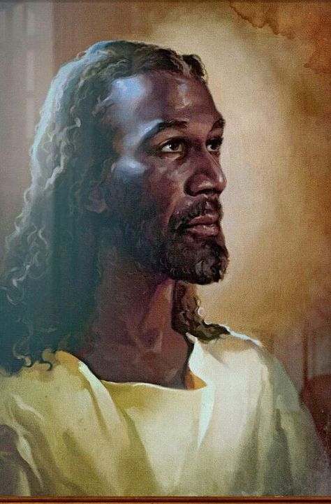 Jesus hair of wool My Jesus that the white man introduced to me during slavery! Black Jesus, Jesus Face, Jesus Painting, Jesus Images, Black Artwork, Black Art Pictures, Jesus Art, Jesus Pictures, African American Art