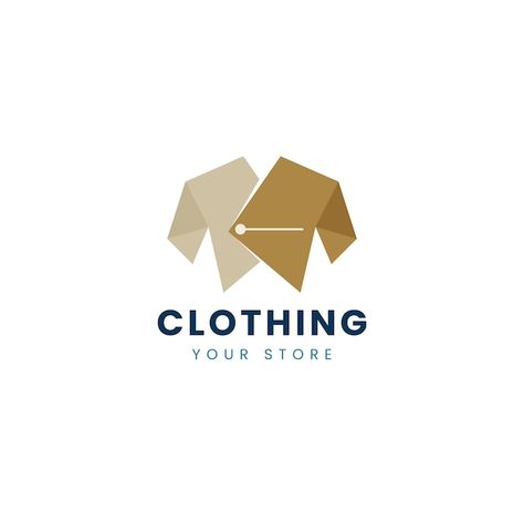 Free vector flat design clothing store l... | Free Vector #Freepik #freevector #personal-logo #clothing-logo #fashion-logo #flat-logo Men Fashion Logo Design Creative, Clothing Logos Ideas, Fashion Designer Logo Design, Logo Clothes Design Ideas, Logo Design Ideas For Clothing Brand, Clothing Store Logo Design Ideas, Cloth Store Logo, Clothing Logo Design Creative, Fashion Logo Design Clothes Shops