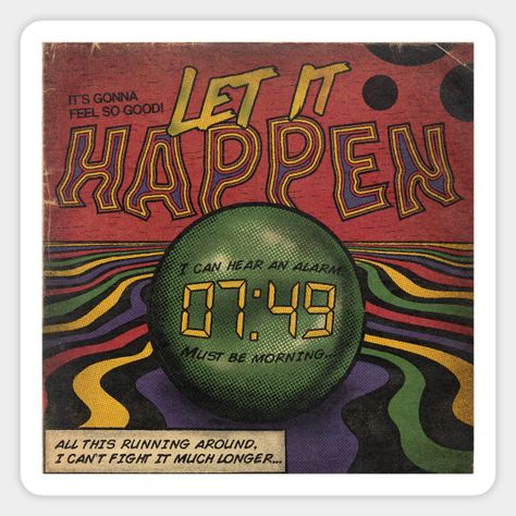 Let It Happen Tame Impala, Let It Happen, Tame Impala, Vintage Comic Books, New Poster, Vintage Comics, Room Posters, Cool Posters, My New Room