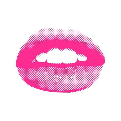 Color halftone woman lips visible teeth ... | Premium Vector #Freepik #vector #mouth #sexy-lips #lips-mouth #lips Lips Logo Design, Lips Graphic Design, Mouth Logo, Mouth Illustration, Tongue Out, Mouth Graphic, Lips Vector, Color Halftone, Halftone Art