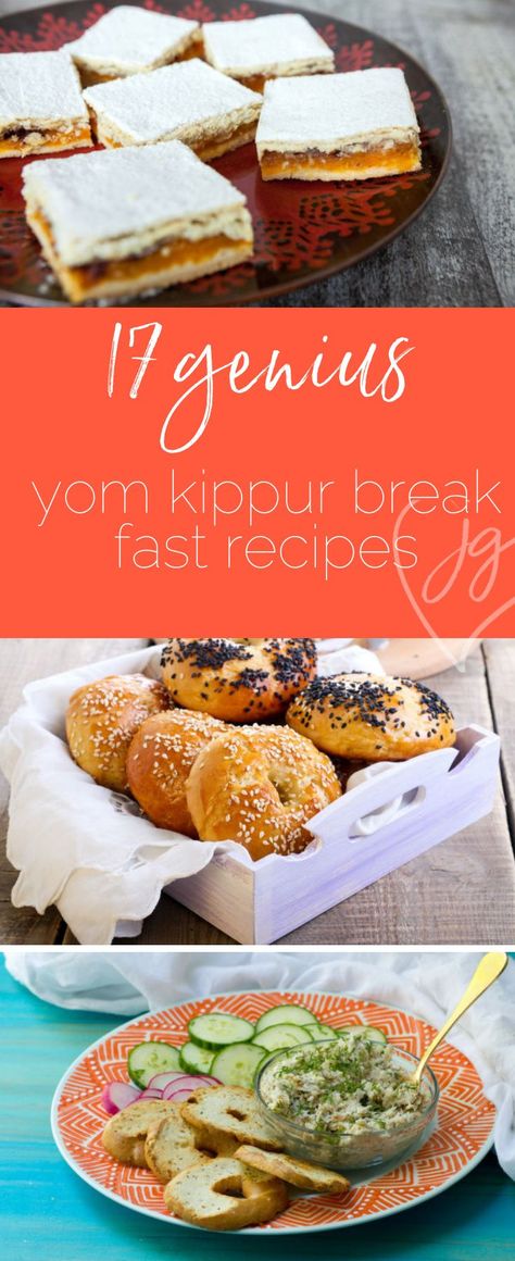 Yom Kippur Desserts, Break Fast Recipes, Yom Kippur Recipes, Make Ahead Recipes, Fast Foods, Nutritious Foods, Break Fast, Fast Recipes, 25 Hours