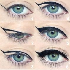 Every beauty cheat sheet you need to know, in 2 minutes. Smink Inspiration, Beauty Make-up, Makijaż Smokey Eye, Eyeliner Tutorial, Hair Clothes, Winged Eyeliner, Makeup Goals, Beauty Ideas, Beauty Tutorials