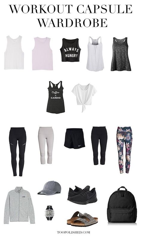 Workout Capsule Wardrobe, Workout Capsule, Minimalist Moda, The Perfect Workout, Perfect Workout, Minimalist Capsule Wardrobe, Wardrobe Planning, Summer Capsule Wardrobe, Capsule Outfits