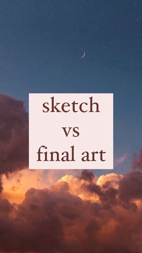 __i.like.to.draw___ on Instagram: sketch vs final!! i really like how this turned out. • #cottagecore #artaccounthelp #featuremeartt #drawing #smallartaccounthelp… Sketch Vs Final, Small Art, Sketch, Drawings, On Instagram, Instagram, Art