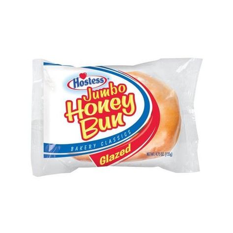 Hostess Jumbo Honey Bun, 4.75 oz Walmart.com ($1) ❤ liked on Polyvore featuring beauty products Hostess Twinkies, Fudge Stripe Cookies, Best Freeze Dried Food, American Snacks, Spring Cupcakes, Moon Pies, Snack Brands, Honey Bun, Food Png